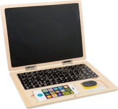Small Foot Laptop din lemn magnetic