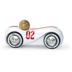 Vilac Voiture en bois Streamline vintage blanc