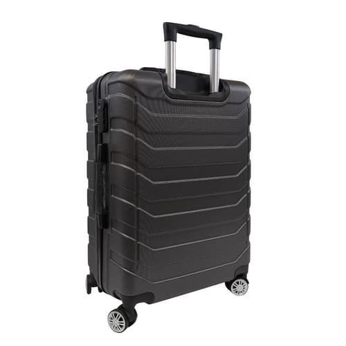 Bavy Cestovní kufr skořepinový 24" Ribs  Dark grey