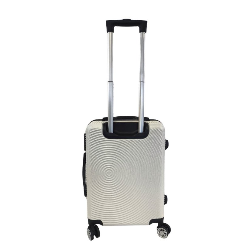 Bavy Cestovní kufr skořepinový 20" Circle White