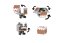 Figura Minecraft 2in1 - Panda e torta HTL48