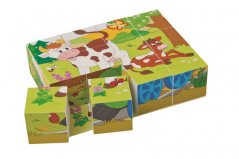 Woody Kubus 3x4 - Zvířátka v ročních obdobích