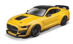Maisto - 2020 Mustang Shelby GT500, sárga fém, 1:18