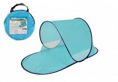 Carpa de playa con filtro UV autoplegable ovalada azul