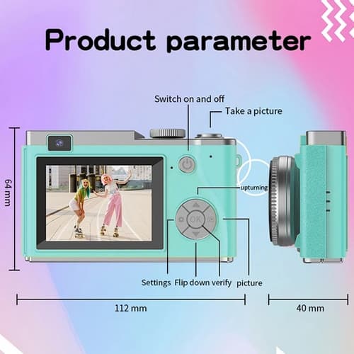Aparat foto Bavytoy verde