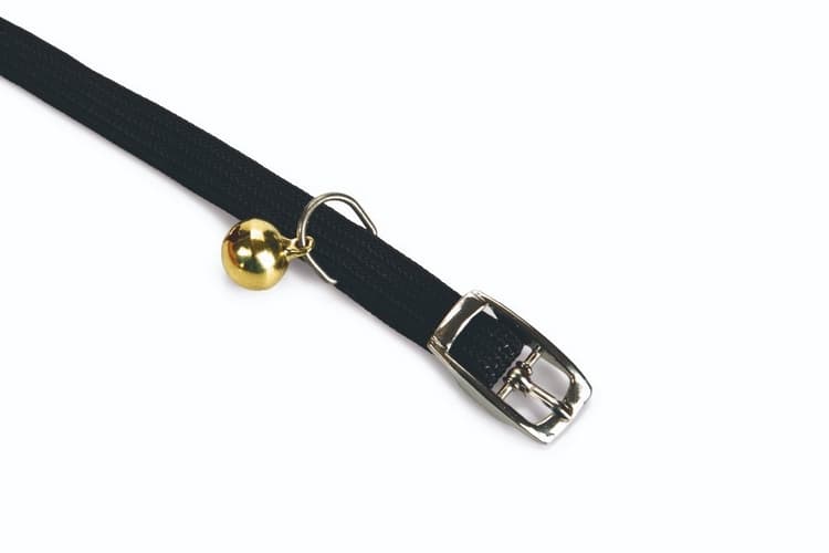 Beeztees Obojek pro kočky nylonový černý 6-29cm x 10mm