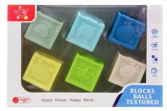 Cubes en caoutchouc 6 pièces