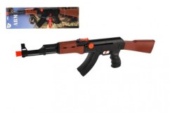 Pistolet mitrailleur de police en plastique de 52cm en stretch