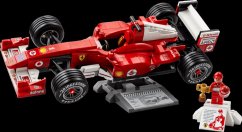 Lego Icons 11375 Ferrari F2004 și Michael Schumacher