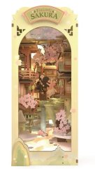 RoboTime 3D Puzzle Bookmark "Falling Sakura" ; (bois)