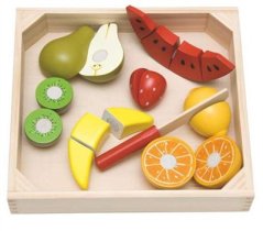 Planche à découper Woody - fruit avec melon