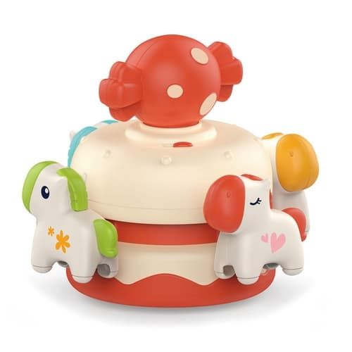 Hudební kolotoč červený