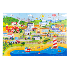 Bigjig Toys City Floor Puzzle 48 pezzi