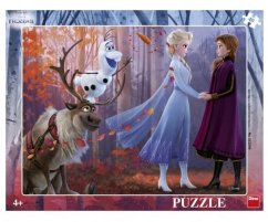 Puzzle planszowe Królestwo Lodu II/Mrożone II 37x29 cm 40 elementów