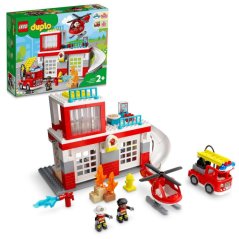 Lego Duplo 10970 Caserne de pompiers et hélicoptère