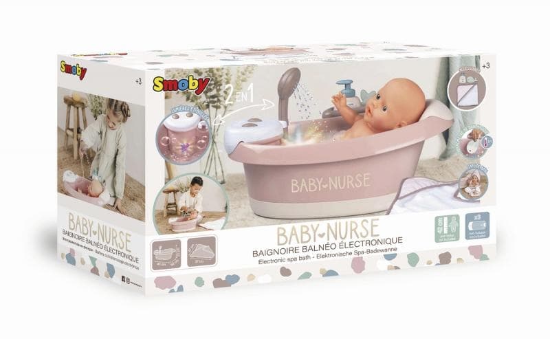 Baby Nurse Vanička pro panenky s příslušenstvím, elektronická