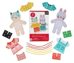Petit Collage Set d'habillage chat et lapin