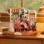 RoboTime 3D dřevěná skládačka Miniatura domečku Bistro na Champs-Élysées