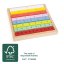 Petit pied Tableau éducatif fractions colorées
