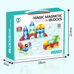 Magnetická stavebnice Příroda 3D 32 ks