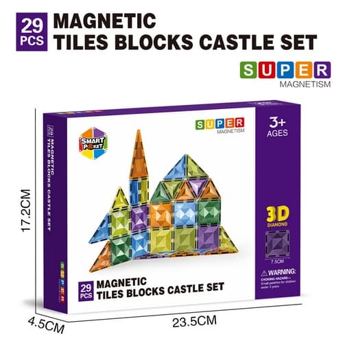 Zestaw magnetyczny Diamond lock 29 sztuk
