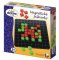 Magnetic lemn piskvorky joc de bord din lemn în cutie 20x20x4cm
