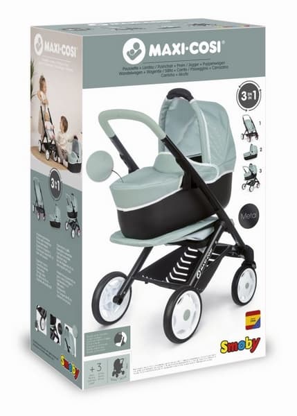 Maxi Cosi Silla de Paseo Combinada para muñecas verde-gris