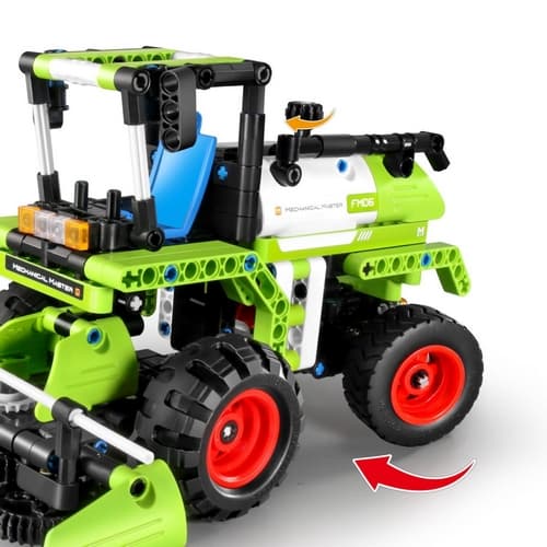 iM.MASTER kombajn/ciągnik 2w1 plastikowy 335 elementów