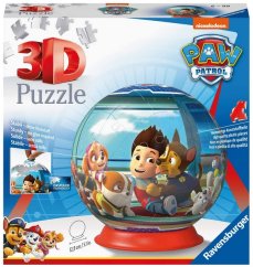 Ravensburger Tlapková Patrola puzzleball 3D, 72 dielikov