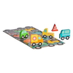 Petit Collage Puzzle en bois robuste Big Truck