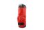 Sac de boxe + gants en tissu rouge/noir en filet