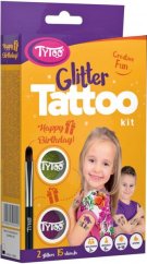 TyToo Happy Birthday - tatuaj cu sclipici