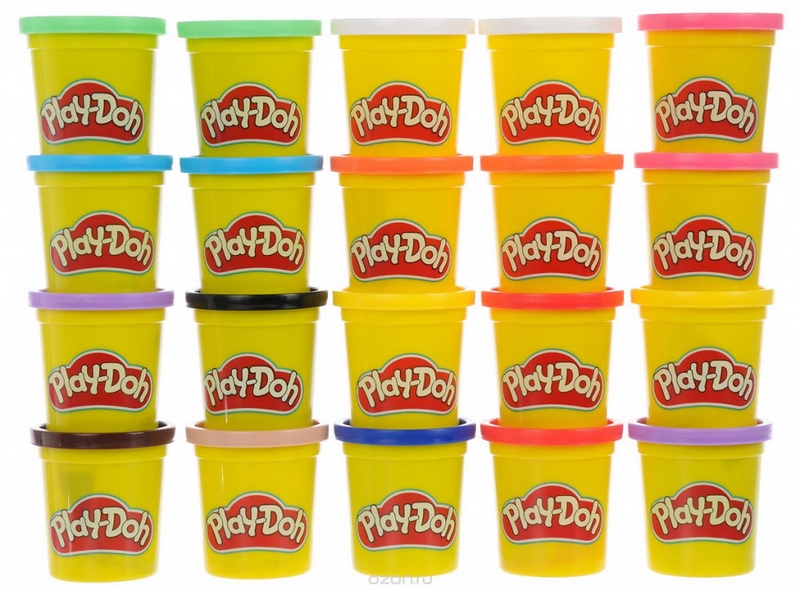 Pachet colorat Play-Doh de machete