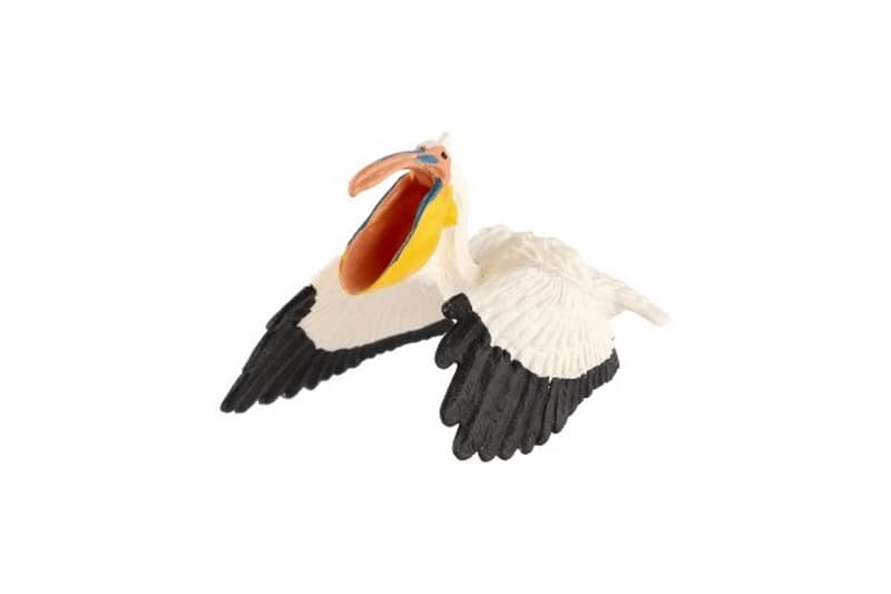 Pelikan północnoamerykański zootechniczny plastikowy 9cm