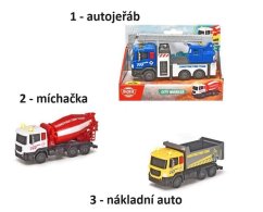 Városi munkás építőautó 17 cm, 3 típus