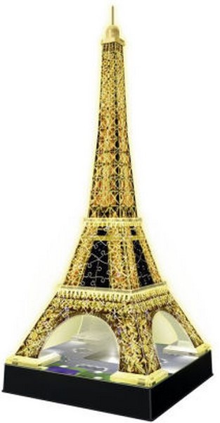Puzzle 3D de la Torre Eiffel (Edición Nocturna), 216 piezas - Ravensburger