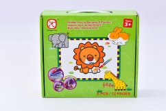 Puzzle do kolorowania zwierzęta
