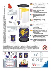 Ravensburger 3D Puzzle Stojan na tužky Pokémon 54 dílků