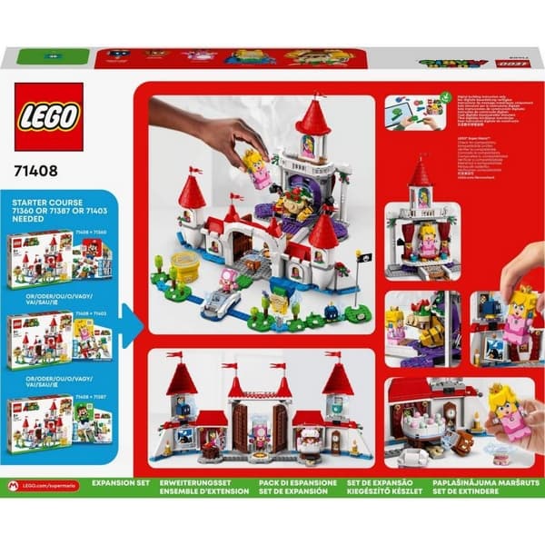 LEGO® SUPER MARIO™ 71408 Jeu d'extension Peach Castle
