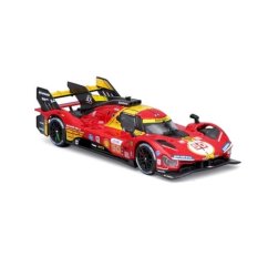 Bburago - RACING, Ferrari 499P - 24H Le Mans Champion 2024 w ozdobnym pudełku, 1:43