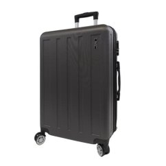Bavy Valiză de călătorie cu carcasă rigidă 24" Stripes Dark grey