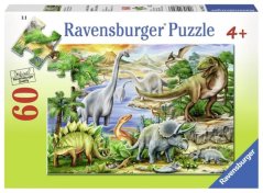 Ravensburger Prehistorický život Puzzle 60 dielikov