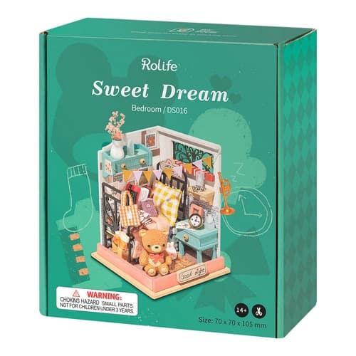 Casa en miniatura RoboTime Dormitorio para dulces sueños