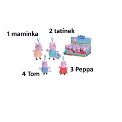 Peppa Pig plush rucsac atașament, 4 tipuri