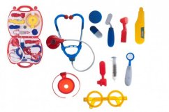 Ensemble médecin/médecin en plastique dans une boîte en plastique sous blister