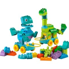 LEGO® DUPLO® 10451 3 în 1: Dinozauri pe roți