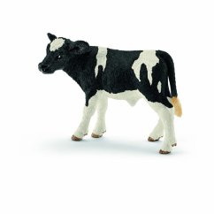 Schleich 13798 Vițel Holstein, figurină pictată manual