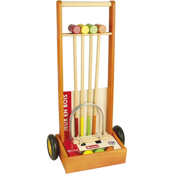 Jeujura Croquet in legno con carrello