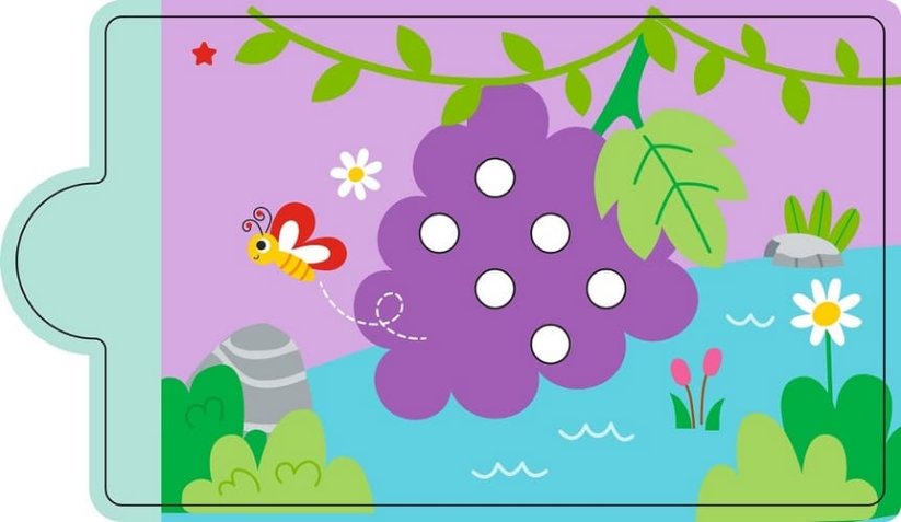 2Kids Toys Magnetická hra Třídění barev s dinosaurem