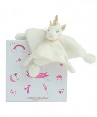 Doudou Set de regalo - peluche unicornio 22 cm